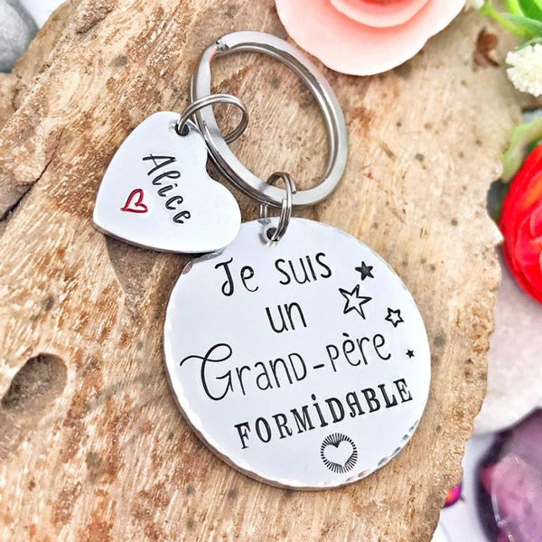 Porte Clé Grand-Père Formidable
