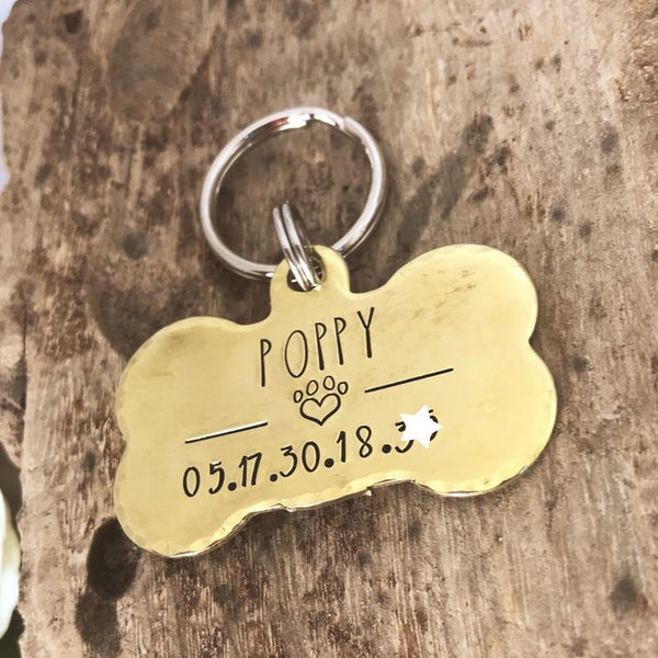 Médaille de Chien, Os en Laiton