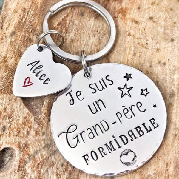 Porte Clé Grand-Père Formidable