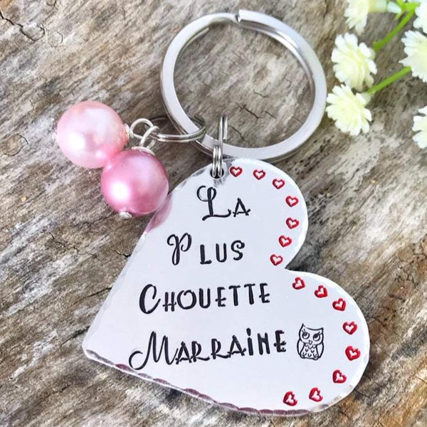 'The Coolest Godmother' Keychain