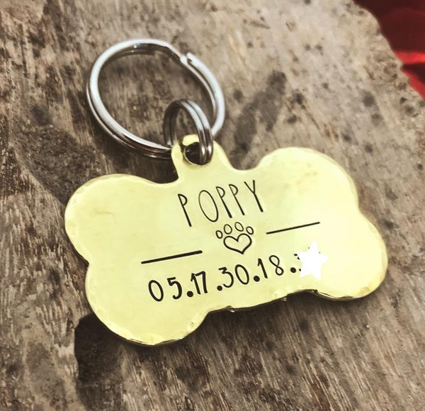 Médaille de Chien, Os en Laiton