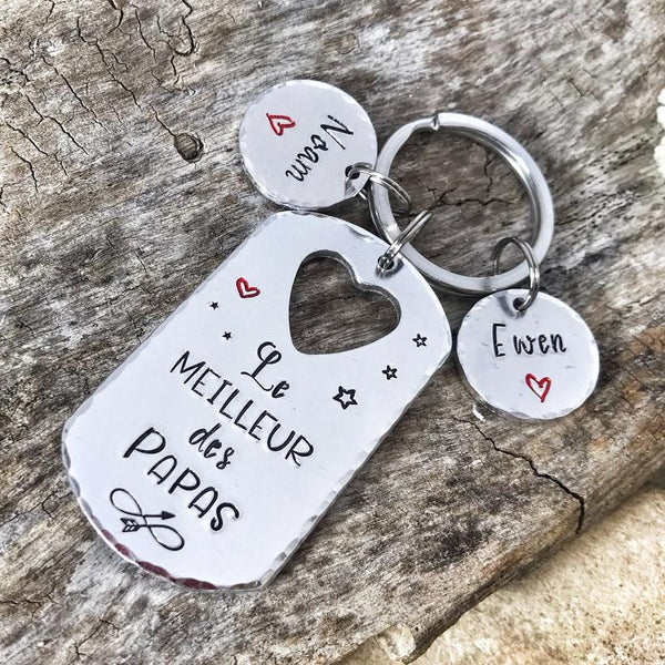 Porte Clé 'Les Meilleur des Papas'