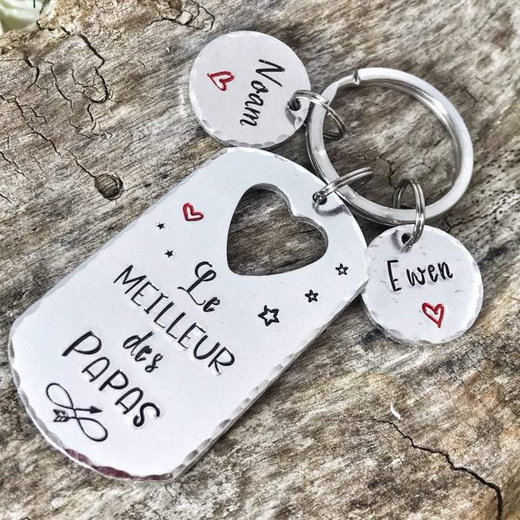 Porte Clé 'Les Meilleur des Papas'