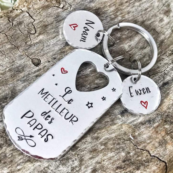 Porte Clé 'Les Meilleur des Papas'