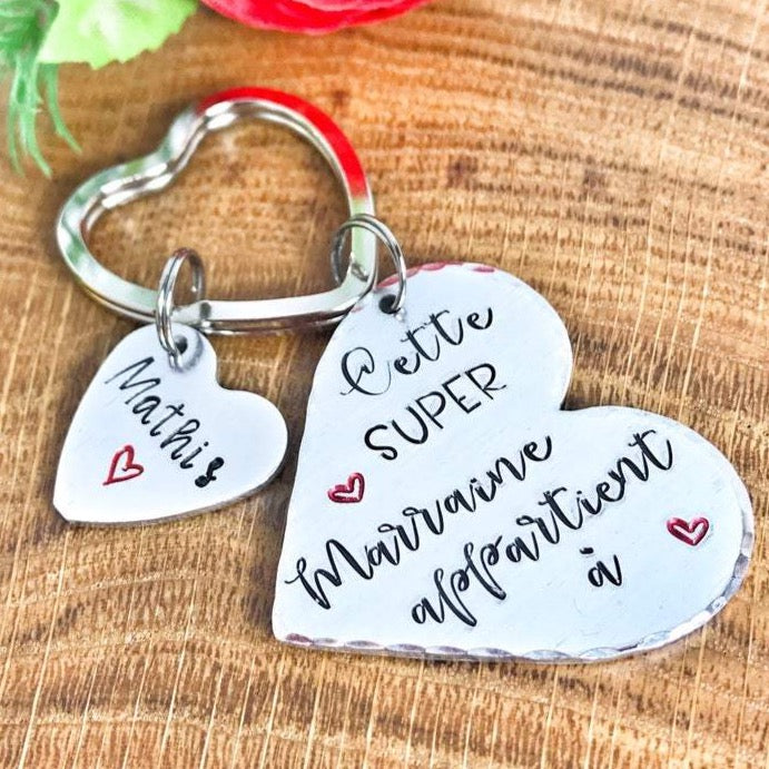 'This Godmother Belongs To' Keyring