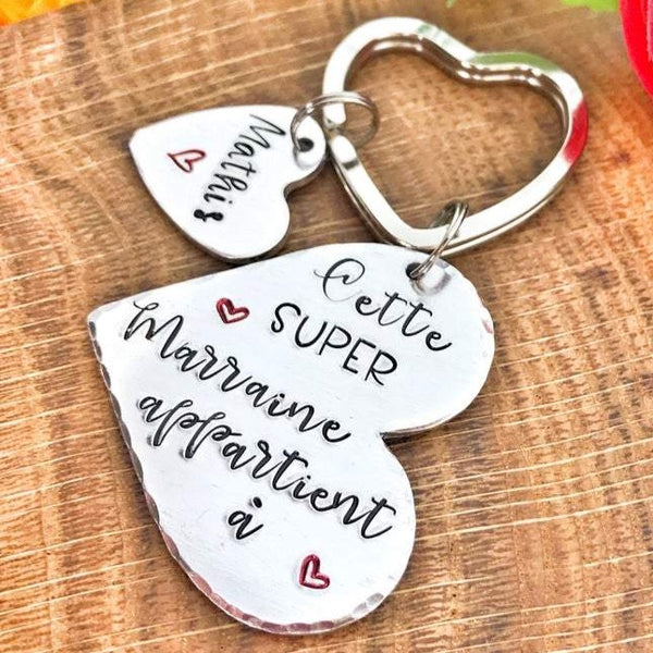 'This Godmother Belongs To' Keyring