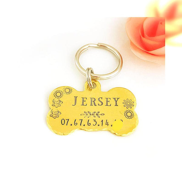 Médaille de Chien, Os Médaille Chien, Médaille Laiton