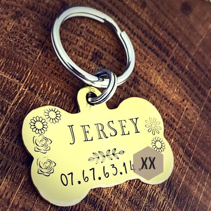 Médaille de Chien, Os Médaille Chien, Médaille Laiton