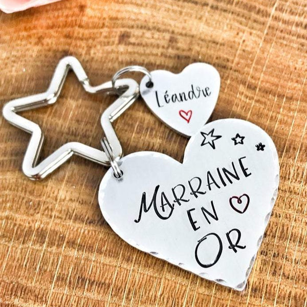 'Golden Godmother' Keyring