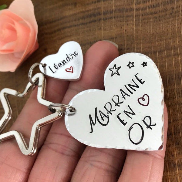 'Golden Godmother' Keyring