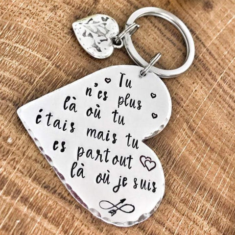 Victor Hugo Quote Keyring
