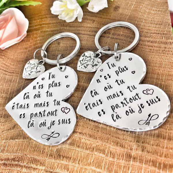 Porte Clé 'Citation Victor Hugo'