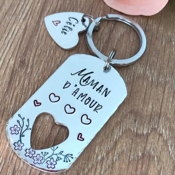 'Lovely Mom' Keyring