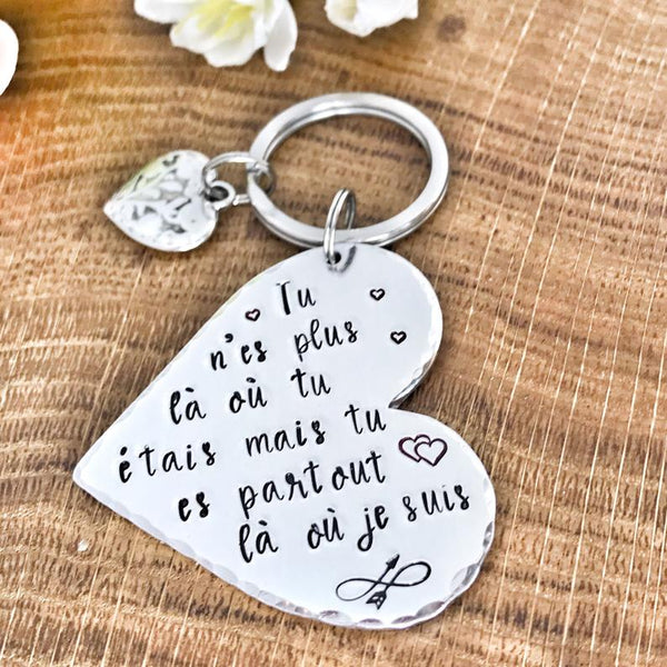 Porte Clé 'Citation Victor Hugo'