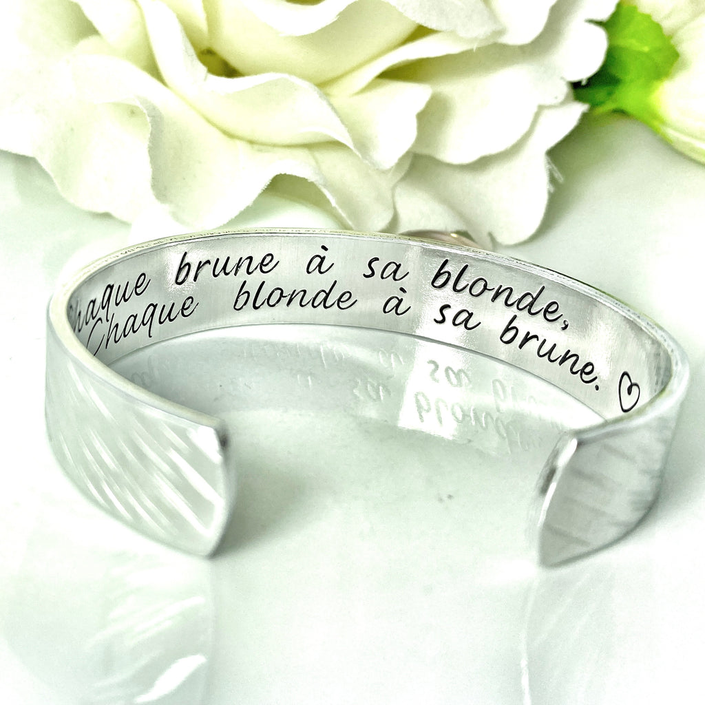 Blonde Brunette Cuff Bangle