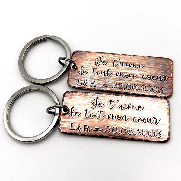 Couples Spouse Keychain, Valentine's Day Keychain