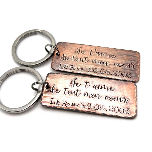 Couples Spouse Keychain, Valentine's Day Keychain