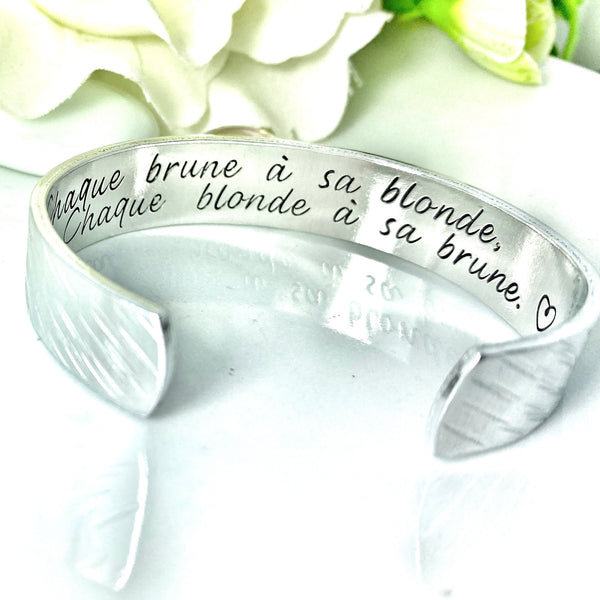 Blonde Brunette Cuff Bangle