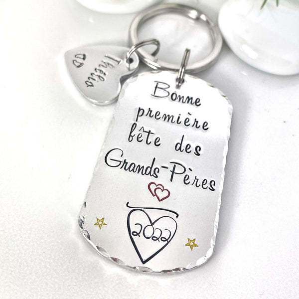 Porte Clé Première Fête des Grands-Pères