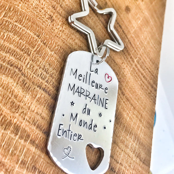 World's Best Godmother Keychain