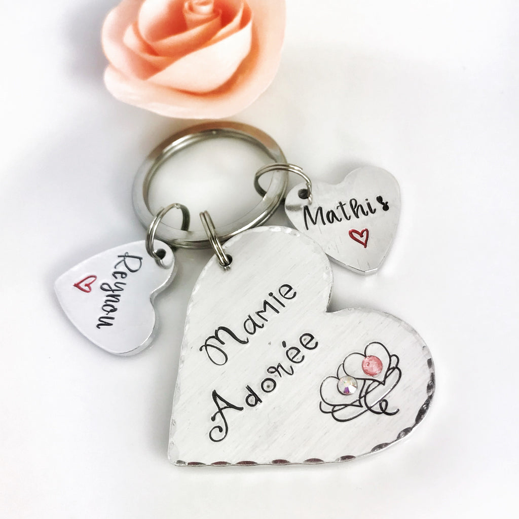 Beloved Grandma Keychain
