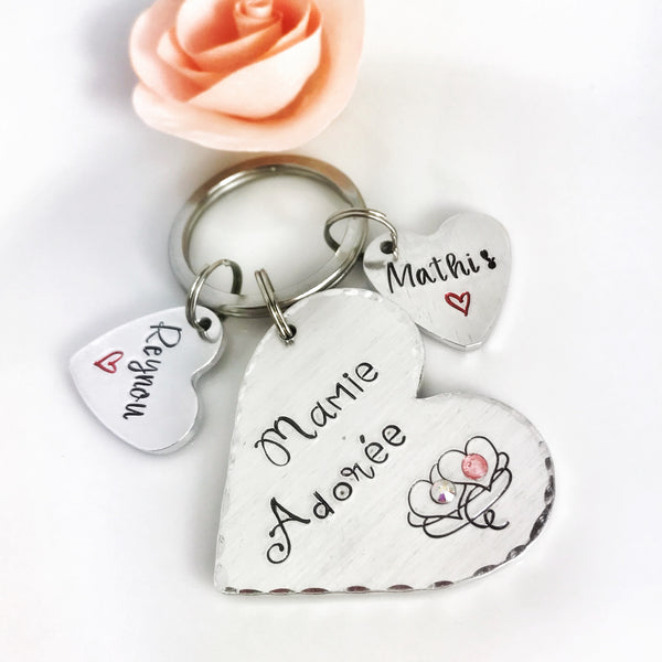 Beloved Grandma Keychain