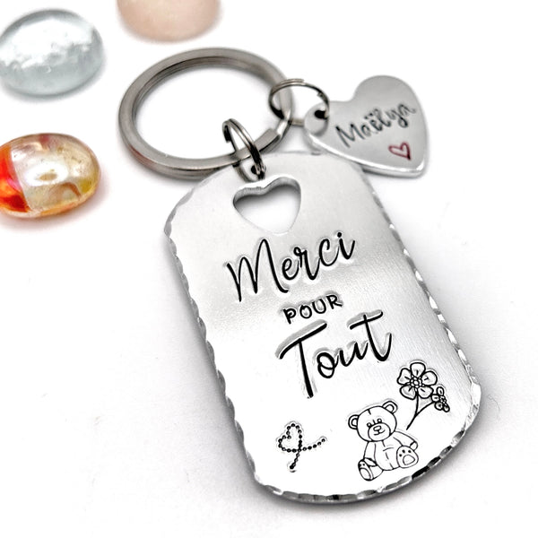 Thank You Gift Keychain