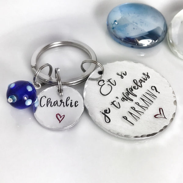 'What if I called you godfather' key ring