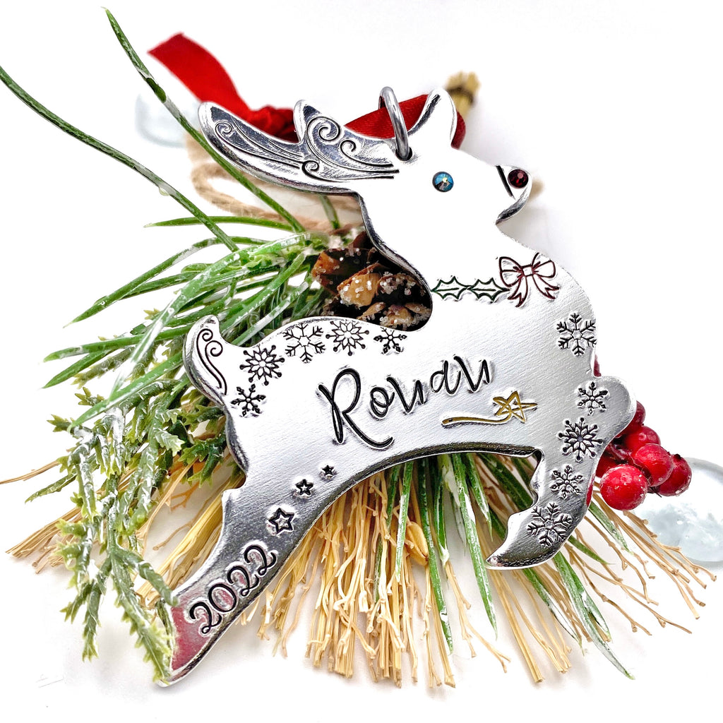 Boule de Noël Personnalisé, Boule Sapin Noël, Renne de Noël Personnalisé, Boule de Noël Renne