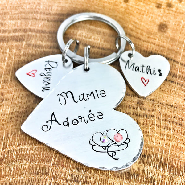 Beloved Grandma Keychain