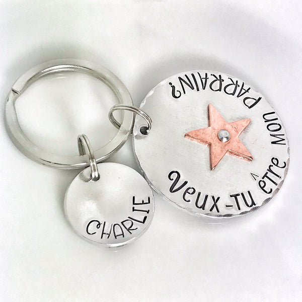 Keychain Do you want to be my godfather?