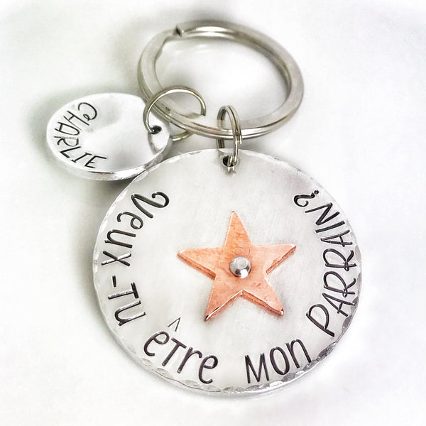 Keychain Do you want to be my godfather?