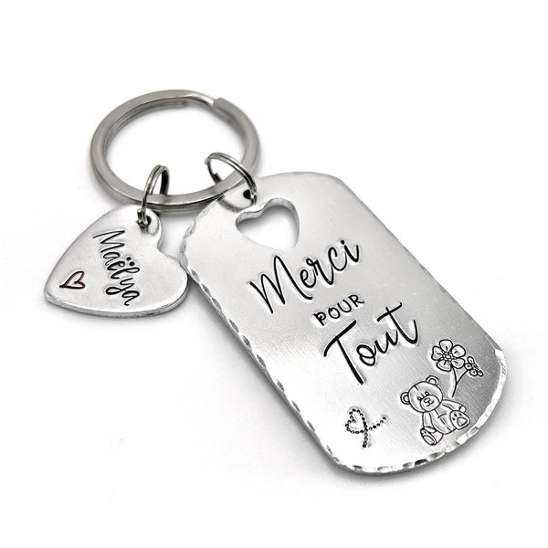 Thank You Gift Keychain