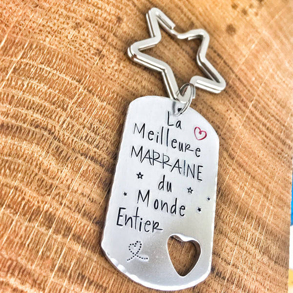 World's Best Godmother Keychain