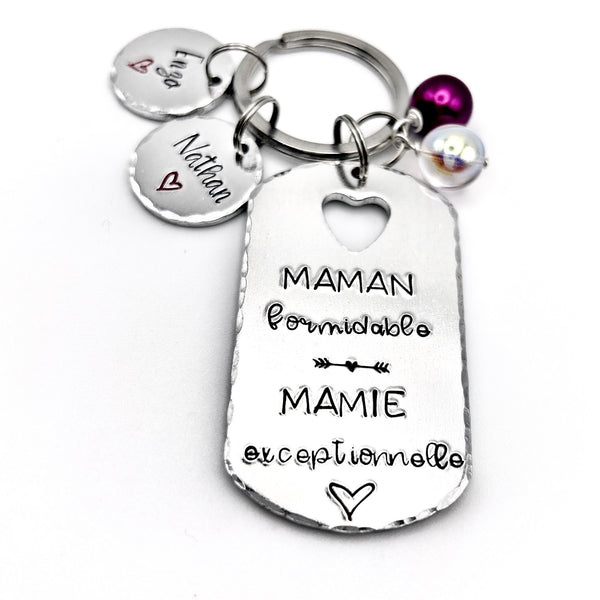 Formidable Grandma Exceptional Grandma Keyring