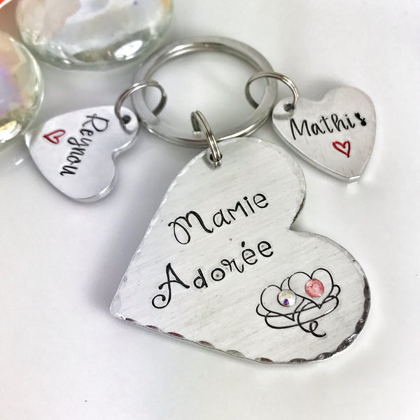 Beloved Grandma Keychain