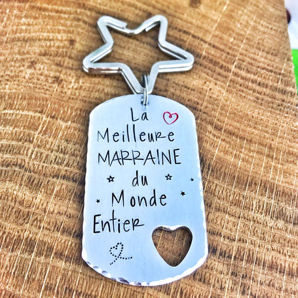 World's Best Godmother Keychain