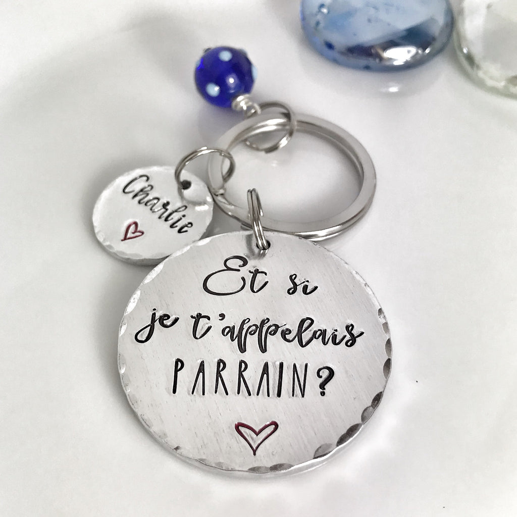 'What if I called you godfather' key ring