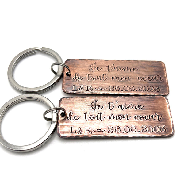Couples Spouse Keychain, Valentine's Day Keychain