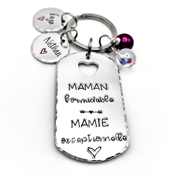 Formidable Grandma Exceptional Grandma Keyring