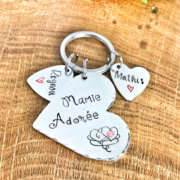 Beloved Grandma Keychain