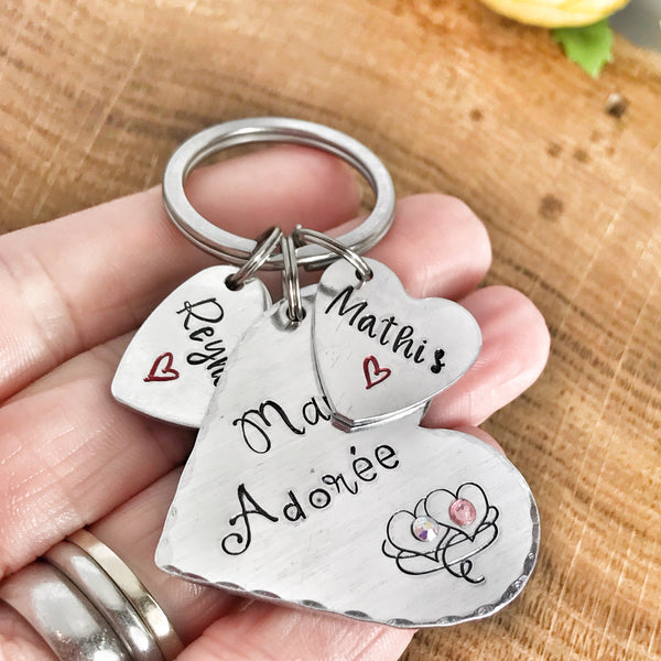 Beloved Grandma Keychain