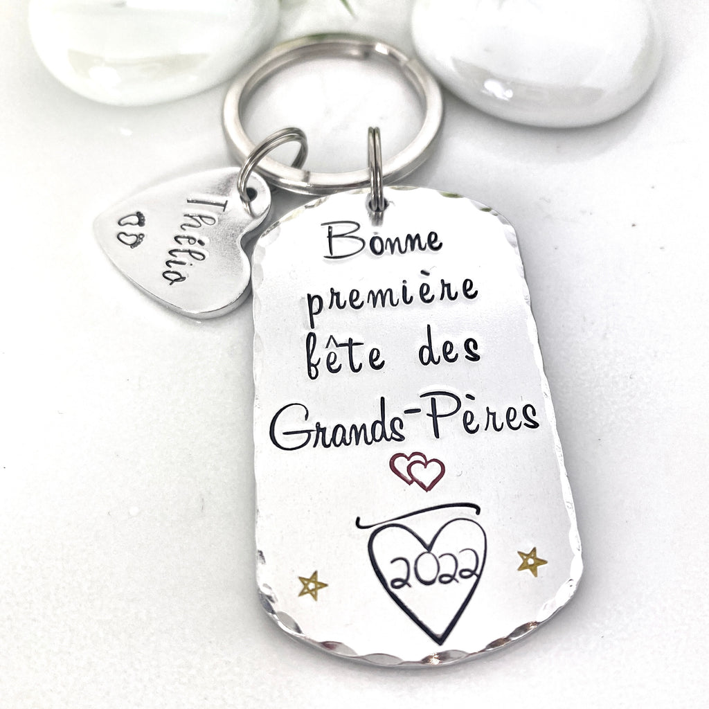 Porte Clé Première Fête des Grands-Pères