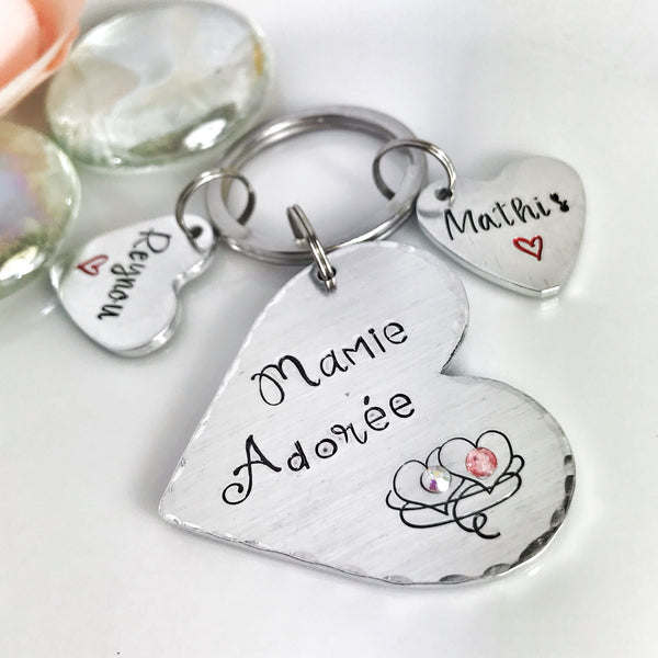 Beloved Grandma Keychain