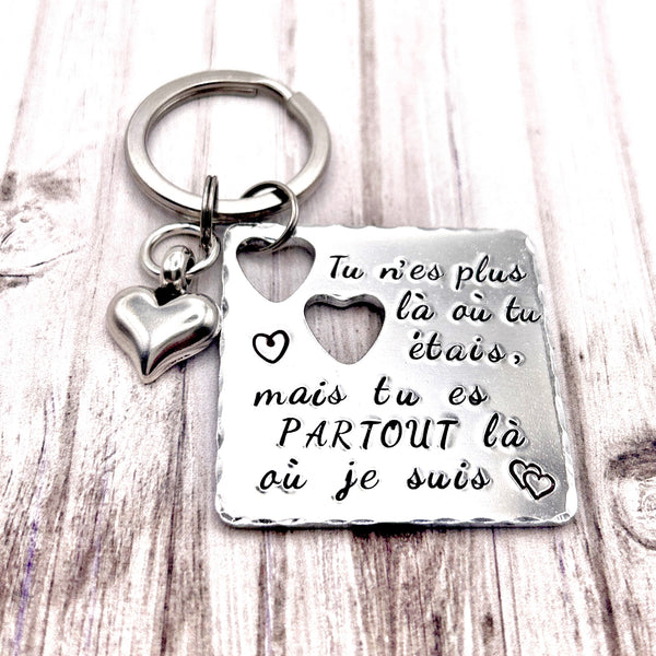 Porte Clé Citation Victor Hugo, Porte Clé Deuil