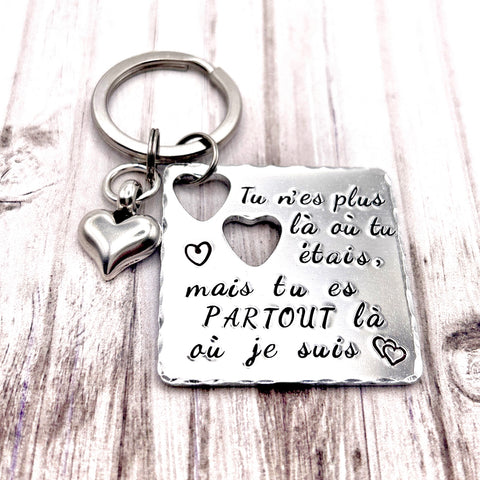 Porte Clé Citation Victor Hugo, Porte Clé Deuil