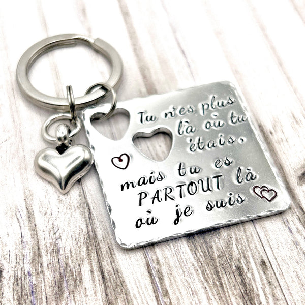 Porte Clé Citation Victor Hugo, Porte Clé Deuil