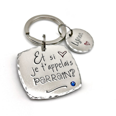 'My Amazing Godfather' Keychain