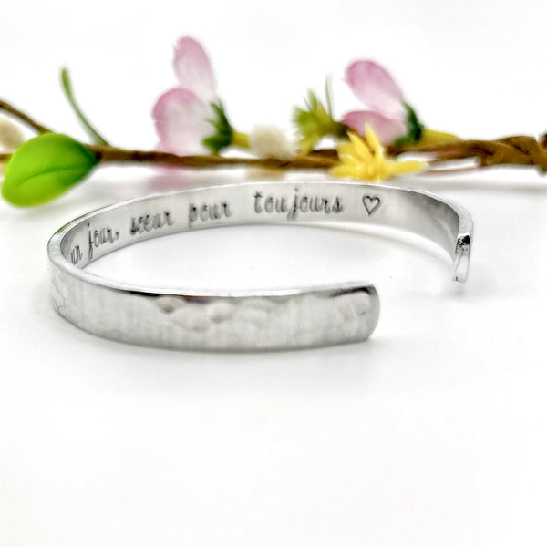 Bracelet pour une Témoin et une Soeur, Cadeau Soeur Mariage