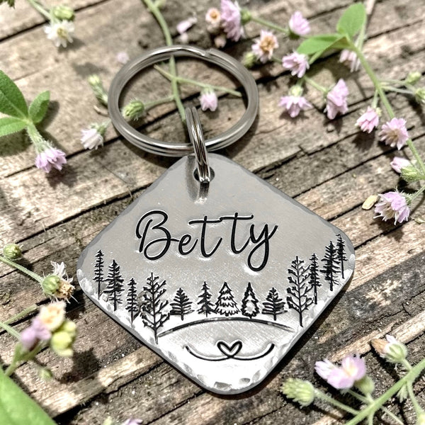 Dog Name Tag, Personalized Aluminium Pet ID Tag, Pet ID Tags, Dog Tag Collar, Aluminium Dog Tag, Custom Identity Tag Dog